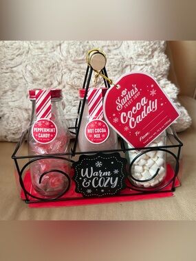 Santa's Sweet Shop Warm & Cozy Cocoa Caddy - Red